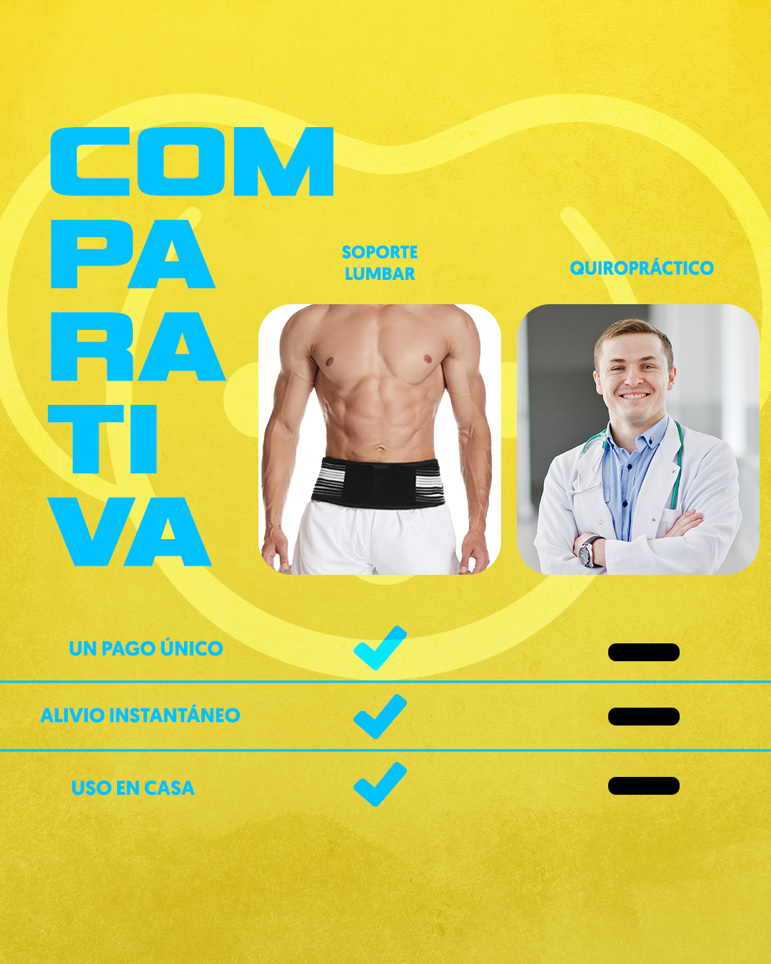 Koala Bands | Cinturón para el soporte lumbar + BONO Masajeador de electropulso